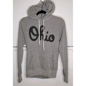 Homage Ohio State Buckeyes Hoodie Women's Small Gray Long Sleeve Sweatshirt OSU